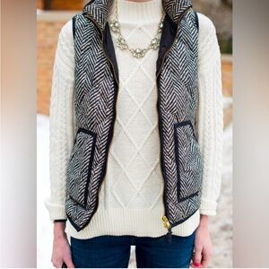 J. Crew Herringbone Vest